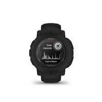 Garmin - Instinct 2 Solar Tactical Edition 45mm Smartwatch Fiber-reinforced Polymer - Black - Left View