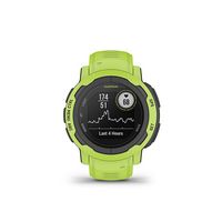 Garmin - Instinct 2 45 mm Smartwatch Fiber-reinforced Polymer - Electric Lime - Left View
