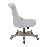 OSP Home Furnishings - Hannah Tufted Office Chair - Fog - Left View