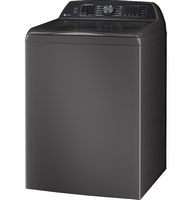 GE Profile - 5.3 Cu. Ft. High Efficiency Smart Top Load Washer with Smarter Wash Technology, Easi... - Left View