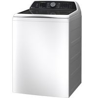 GE Profile - 5.3 Cu. Ft. High Efficiency Smart Top Load Washer with Smarter Wash Technology, Easi... - Left View