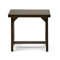 Simpli Home - Sawhorse End Table - Dark Chestnut Brown - Left View