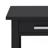 Simpli Home - Kitchener End Table - Black - Left View