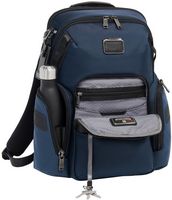 TUMI - Alpha Bravo Navigation Backpack - Blue - Left View