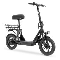 HiBoy - U3 Electric Scooter with Seat, 500W Motor, Neon Lights, 25-Mile Range & 20 mph Max Speed,... - Left View