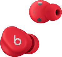 Beats - Solo Buds True Wireless Earbuds - Transparent Red - Left View