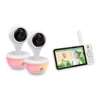 LeapFrog - 1080p WiFi Remote Access 2 Camera Video Baby Monitor with 5” Display, Night Light, Col... - Left View