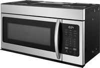 Insignia™ - 1.6 Cu. Ft. Over-the-Range Microwave - Stainless Steel - Left View