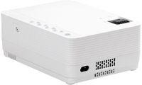 Vankyo - Leisure 470 Pro Native 1080P Wireless Single LCD Mini Projector - White - Left View