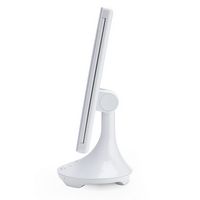iHome - REFLECT TRIFOLD Vanity Speaker with Bluetooth, Speakerphone, and USB Charging - White - Left View