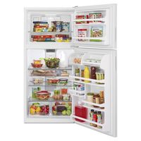 Maytag - 18.1 Cu. Ft. Top-Freezer Refrigerator - White - Left View