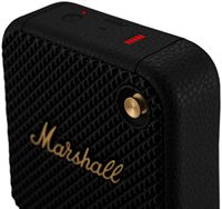 Marshall - Willen Portable Bluetooth Speaker - Black/Brass - Left View