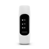 Garmin - vívosmart 5 Smart Fitness Tracker + Heart Rate Small/Medium - White - (2022) - Left View