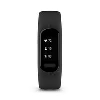Garmin - vívosmart 5 Smart Fitness Tracker + Heart Rate Small/Medium - Black - (2023) - Left View