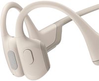 Shokz - OpenRun Pro Premium Bone Conduction Open-Ear Sport Headphones - Beige - Left View