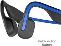 Shokz - OpenMove Bone Conduction Open Ear Lifestyle/Sport Headphones - Blue - Left View