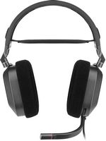 CORSAIR - HS80 RGB Wired Gaming Headset for PC - Carbon - Left View