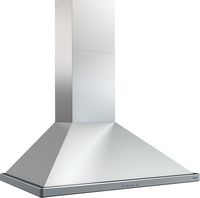 Zephyr - 30 inches - Convertible - Wall Range Hood - Stainless Steel - Left View