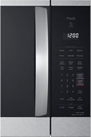 LG - 2.1 Cu. Ft. Over-the-Range Smart Microwave with Sensor Cooking and ExtendaVent 2.0 - Stainle... - Left View