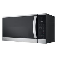 LG - 1.8 Cu. Ft. Over-the-Range Smart Microwave with Sensor Cooking and EasyClean - Stainless Steel - Left View