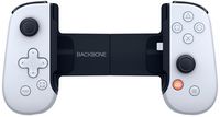 Backbone - One - PlayStation Edition (Lightning) - Mobile Gaming Controller for iPhone - White - Left View