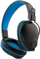 JLab - JBuddies Pro Wireless Over-Ear Kids Headphone - Black/Blue - Left View