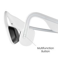 Shokz - OpenMove Bone Conduction Open Ear Lifestyle/Sport Headphones - White - Left View