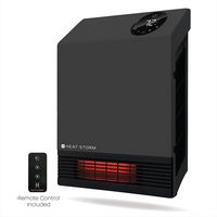 Heat Storm - 1000 Watt Infrared Portable Heater - Gray - Left View