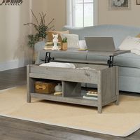 Sauder - Cannery Bridge Lift Top Coffee Table - Gray - Left View