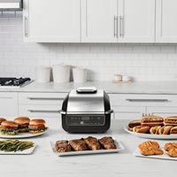 Ninja - Foodi 6-in-1 Countertop Indoor Grill with 4-quart Air Fryer, Roast, Bake, Broil, Dehydrat... - Left View