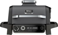 Ninja - Woodfire Outdoor Grill & Smoker, 7-in-1 Master Grill, BBQ Smoker, & Outdoor Air Fryer wit... - Left View