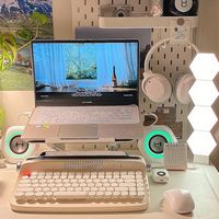 Edifier - G1000 2.0 Bluetooth Gaming Speakers with RGB Lighting (2-Piece) - White - Left View