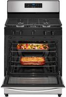 Whirlpool - 5.1 Cu. Ft. Freestanding Gas Range with Edge to Edge Cooktop - Stainless Steel - Left View