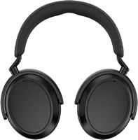 Sennheiser - Momentum 4 Wireless Adaptive Noise-Canceling Over-The-Ear Headphones - Black - Left View