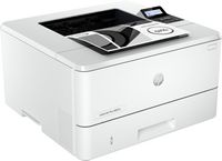 HP - LaserJet Pro 4001n Black-and-White Laser Printer - White - Left View