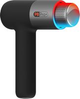Sharper Image - Powerboost Pro+ Hot and Cold Percussion Massager - Black - Left View