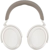 Sennheiser - Momentum 4 Wireless Adaptive Noise-Canceling Over-The-Ear Headphones - White - Left View
