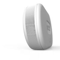 Airthings - View Pollution Wi-Fi Smart Air quality/Humidity/Temperature Sensor - Matte White - Left View