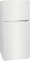 Frigidaire - 18.3 Cu. Ft. Garage Ready Top Freezer Refrigerator - White - Left View