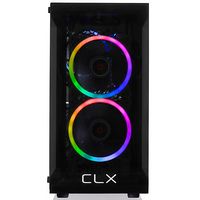 CLX - SET Gaming Desktop - Intel Core i5 11400F - 16GB Memory - Radeon RX 6500 XT - 1TB M.2 NVMe ... - Left View