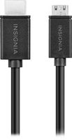 Insignia™ - 4' High-Speed HDMI-to-Mini HDMI Cable - Black - Left View