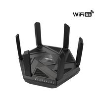 ASUS - RT AXE7800 Tri-Band Wi-Fi Router - Black - Left View