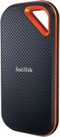 SanDisk - Extreme Pro Portable 4TB External USB-C NVMe SSD - Black - Left View