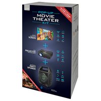 iLive - THE2021BDL LED Pop Up Movie Theater Kit - Black - Left View