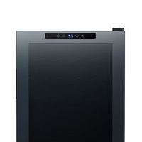 NewAir - 33-Bottle Dual Zone Wine Cooler with Mirrored Double-Layer Glass Door & Compressor Cooli... - Left View