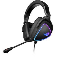 ASUS - ROG Delta S Wired Gaming Headset for PC, MAC, Switch, Playstation, and others with AI nois... - Left View