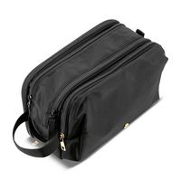 Samsonite - Companion Bags Top Zip Deluxe Travel Kit - BLACK - Left View