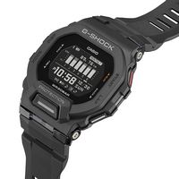Casio - Men's G-Shock Power Trainer with Bluetooth Mobile Link 46mm Watch - Black - Left View