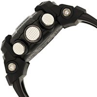Casio - Men's G-Shock Mudmaster Triple-Sensor Analog-Digital Mobile Link 51mm Watch - Black - Left View
