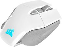 CORSAIR - M65 Ultra Wireless Optical Gaming Mouse with Slipstream Technology - White - Left View